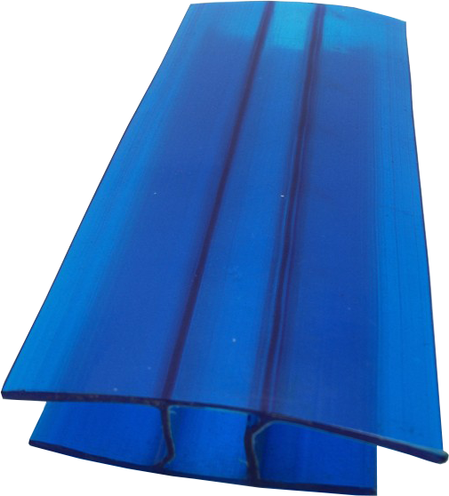 Профиль поликарбонатный соединительный GCATTI PC-Н   1-16 мм, синий 6 м