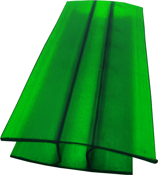 Профиль поликарбонатный соединительный GCATTI PC-Н   1-16 мм, зеленый 6 м