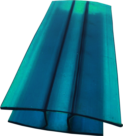 Профиль поликарбонатный соединительный GCATTI PC-Н   1-16 мм, голубой 6 м